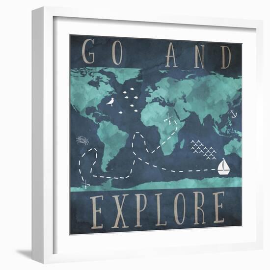 Go and Explore-Sd Graphics Studio-Framed Art Print