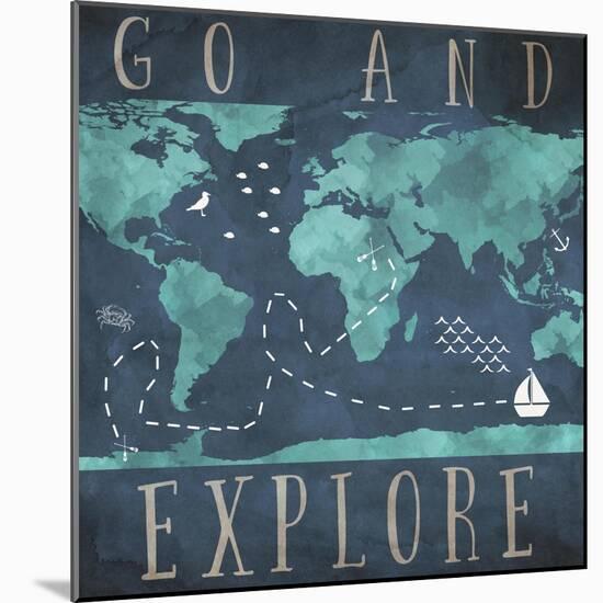 Go and Explore-Sd Graphics Studio-Mounted Art Print