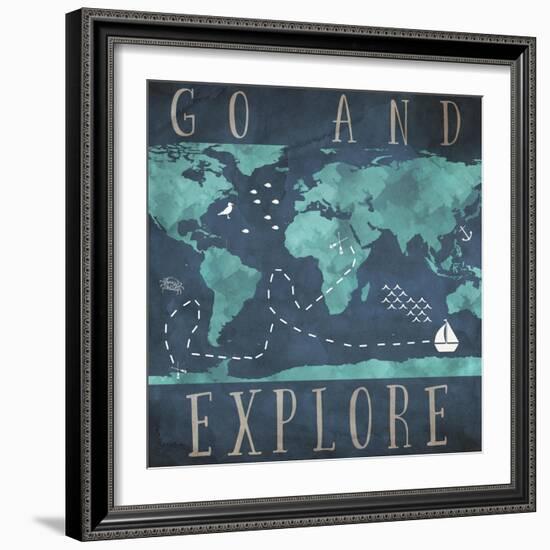 Go and Explore-Sd Graphics Studio-Framed Art Print