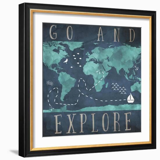 Go and Explore-Sd Graphics Studio-Framed Art Print