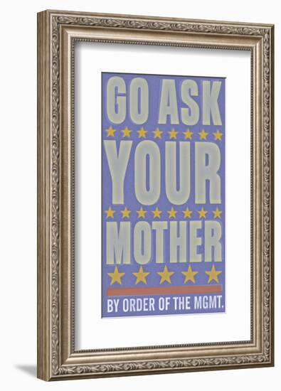 Go Ask Your Mother-John Golden-Framed Giclee Print