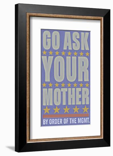 Go Ask Your Mother-John Golden-Framed Giclee Print