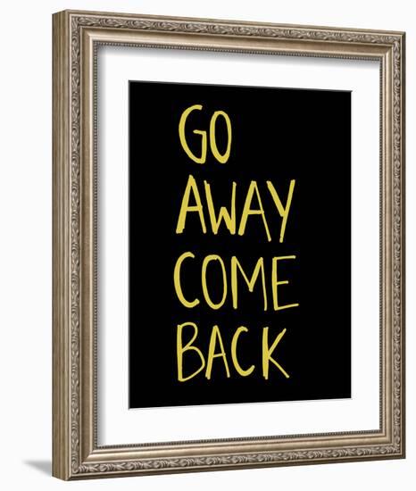 Go Away Come Back-Urban Cricket-Framed Art Print