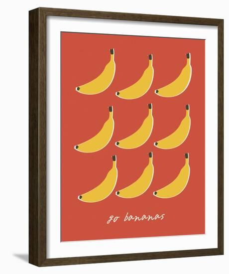 Go Bananas-Clara Wells-Framed Giclee Print