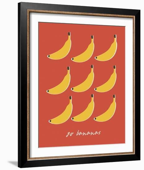 Go Bananas-Clara Wells-Framed Giclee Print