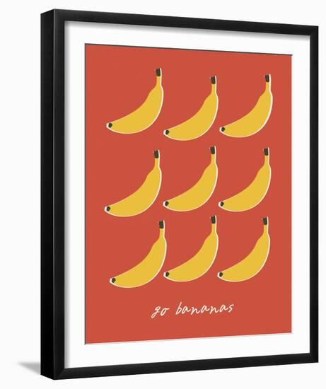 Go Bananas-Clara Wells-Framed Giclee Print