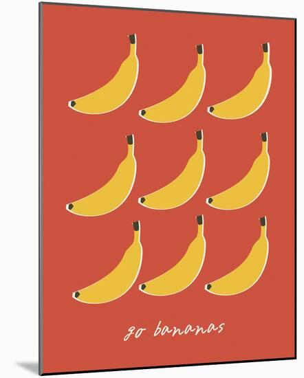 Go Bananas-Clara Wells-Mounted Giclee Print