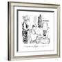 "Go do something, honey. Then you can write in your journal." - New Yorker Cartoon-Victoria Roberts-Framed Premium Giclee Print