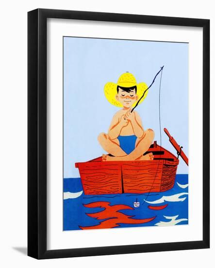 Go Fish - Jack & Jill-Beth Henninger Krush-Framed Giclee Print