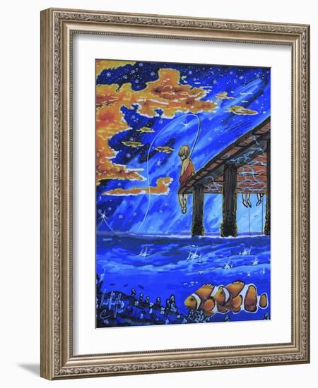 Go Fishing-Martin Nasim-Framed Giclee Print