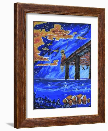 Go Fishing-Martin Nasim-Framed Giclee Print