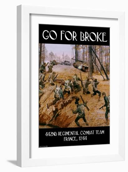 Go for Broke-Wilbur Pierce-Framed Art Print