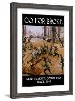 Go for Broke-Wilbur Pierce-Framed Art Print