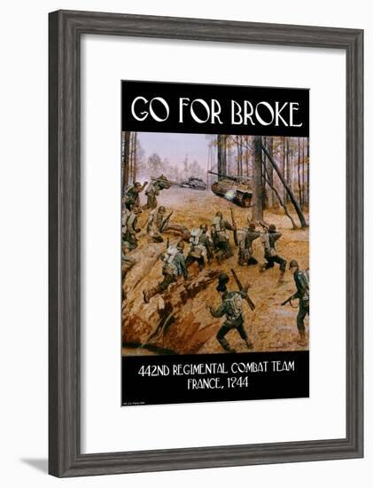 Go for Broke-Wilbur Pierce-Framed Art Print