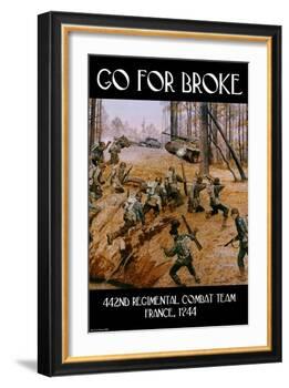 Go for Broke-Wilbur Pierce-Framed Art Print