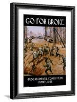 Go for Broke-Wilbur Pierce-Framed Art Print