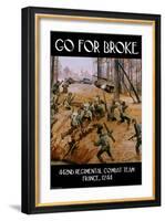 Go for Broke-Wilbur Pierce-Framed Art Print