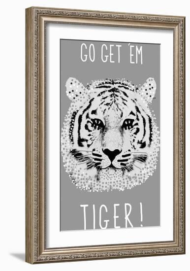 Go Get 'em Tiger!-Emilie Ramon-Framed Giclee Print
