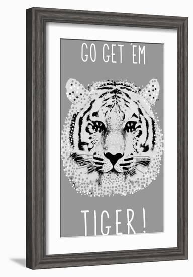 Go Get 'em Tiger!-Emilie Ramon-Framed Giclee Print