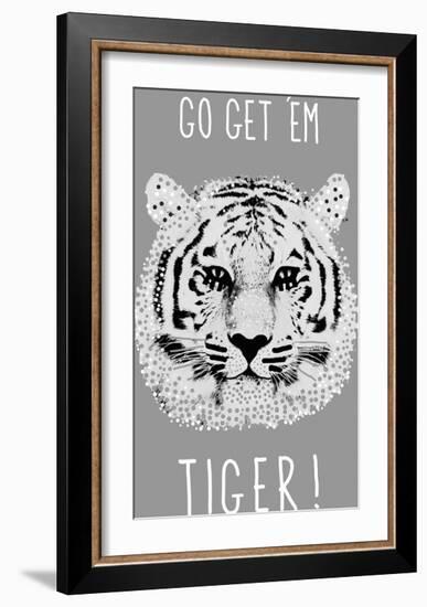 Go Get 'em Tiger!-Emilie Ramon-Framed Giclee Print