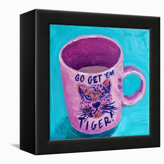 Go Get 'Em Tiger-Key and Sea Creative-Framed Premier Image Canvas