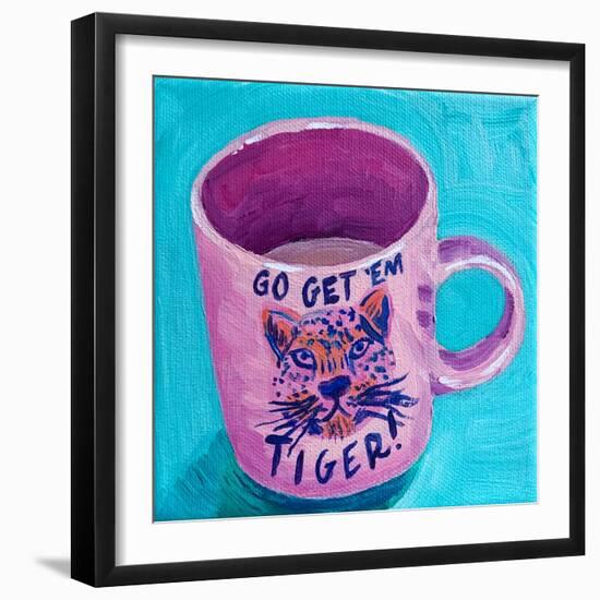 Go Get 'Em Tiger-Key and Sea Creative-Framed Giclee Print