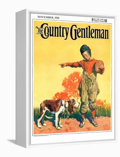 "Go Home, Boy!," Country Gentleman Cover, November 1, 1928-William Meade Prince-Framed Premier Image Canvas