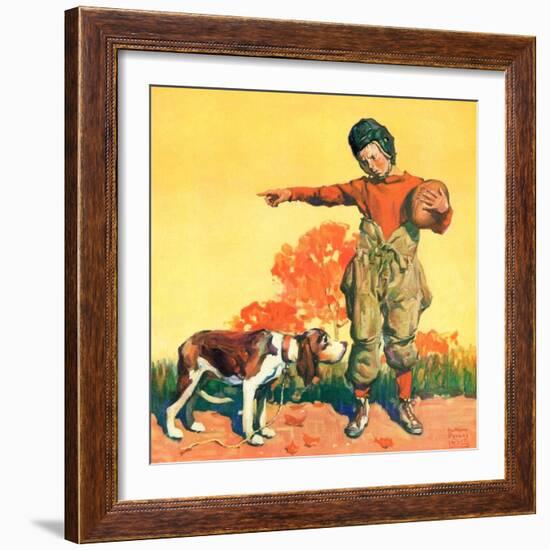 "Go Home, Boy!,"November 1, 1928-William Meade Prince-Framed Giclee Print