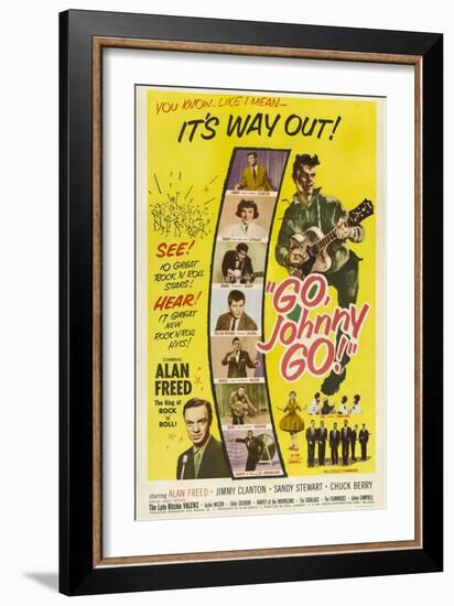 Go, Johnny, Go!-null-Framed Art Print