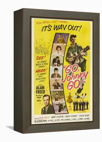 Go, Johnny, Go!-null-Framed Stretched Canvas