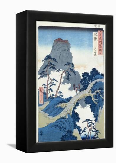 Go-Kanosho, Higo Province-Ando Hiroshige-Framed Premier Image Canvas