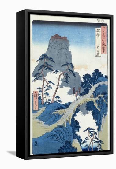 Go-Kanosho, Higo Province-Ando Hiroshige-Framed Premier Image Canvas