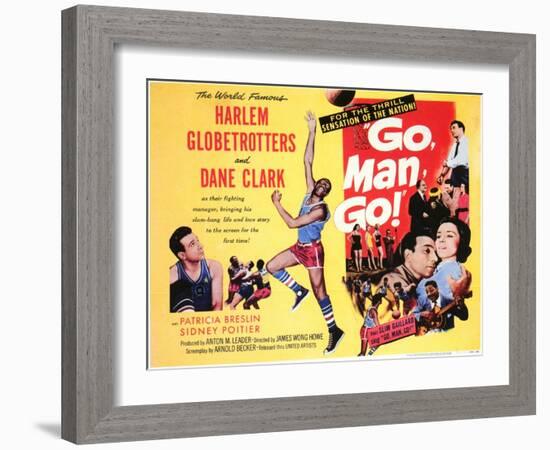 Go, Man, Go, 1954-null-Framed Art Print