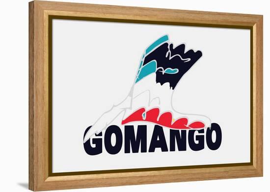 Go Man Go Annimo-null-Framed Stretched Canvas