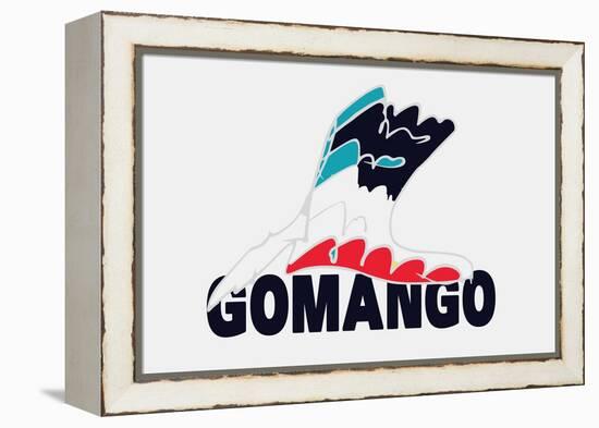 Go Man Go Annimo-null-Framed Stretched Canvas