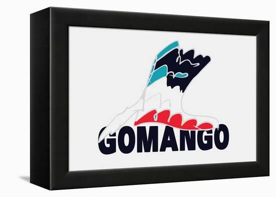 Go Man Go Annimo-null-Framed Stretched Canvas