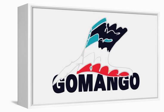 Go Man Go Annimo-null-Framed Stretched Canvas