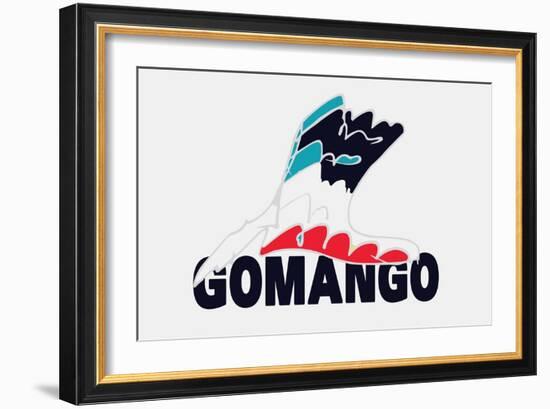 Go Man Go Annimo-null-Framed Art Print