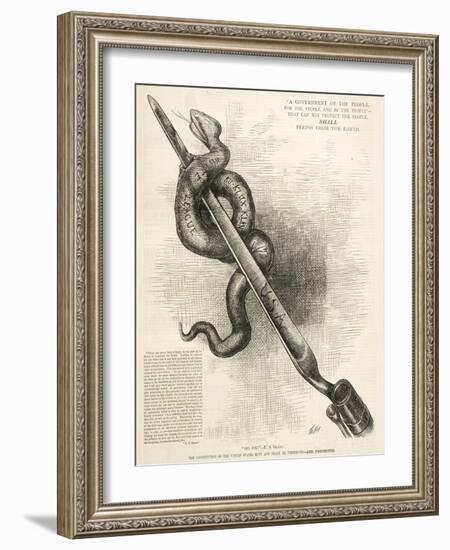 Go On!, 1876-Thomas Nast-Framed Giclee Print