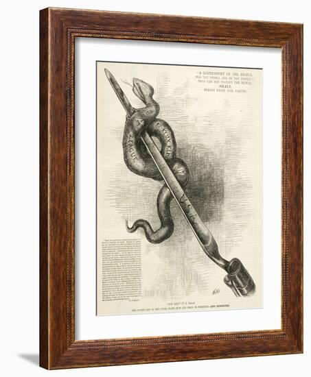 Go On!, 1876-Thomas Nast-Framed Giclee Print