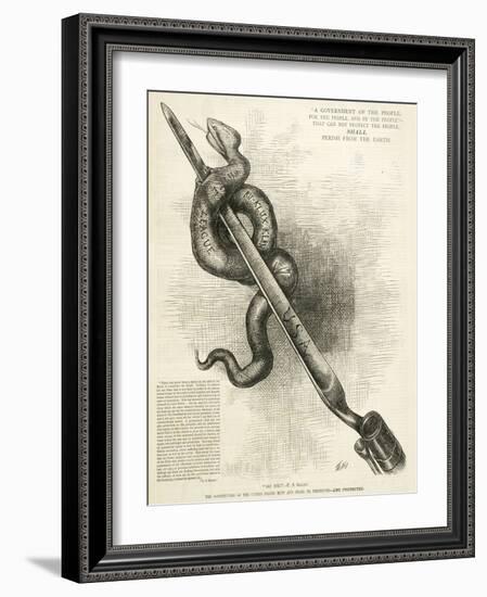 Go On!, 1876-Thomas Nast-Framed Giclee Print