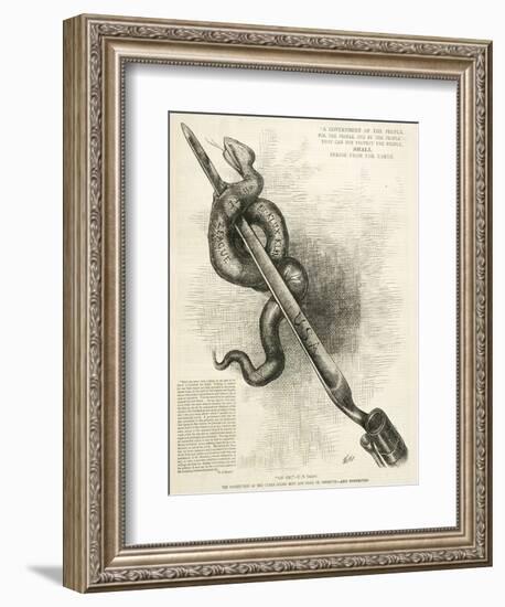 Go On!, 1876-Thomas Nast-Framed Giclee Print