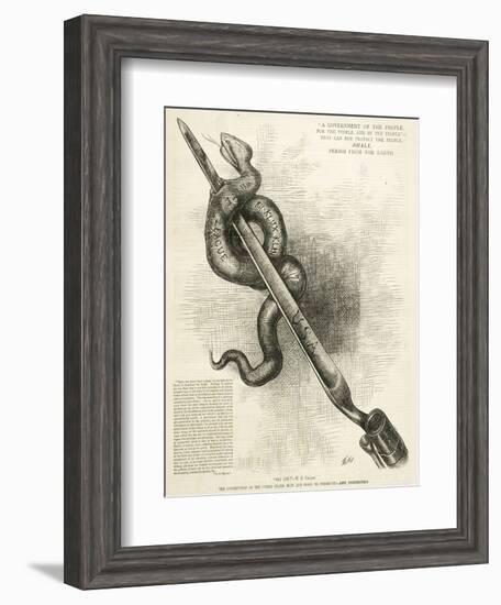 Go On!, 1876-Thomas Nast-Framed Giclee Print