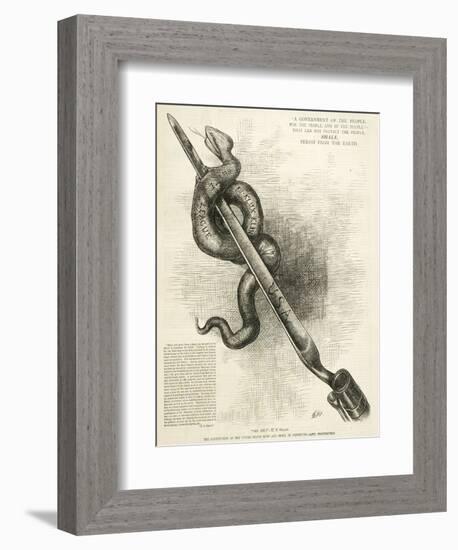 Go On!, 1876-Thomas Nast-Framed Giclee Print