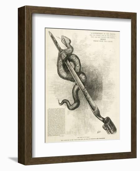 Go On!, 1876-Thomas Nast-Framed Giclee Print