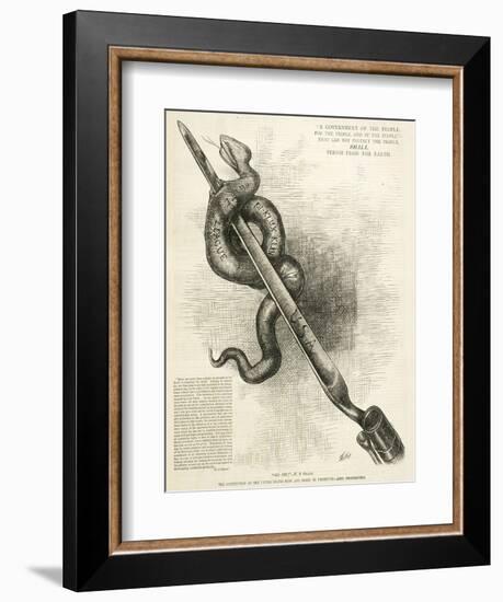 Go On!, 1876-Thomas Nast-Framed Giclee Print