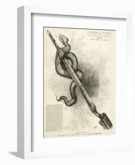 Go On!, 1876-Thomas Nast-Framed Giclee Print