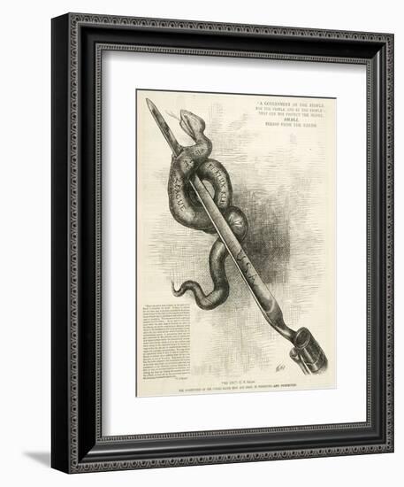 Go On!, 1876-Thomas Nast-Framed Giclee Print