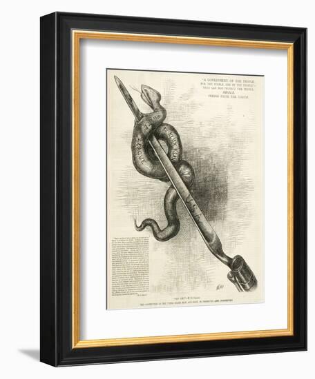 Go On!, 1876-Thomas Nast-Framed Giclee Print