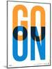 Go On Poster I-NaxArt-Mounted Art Print